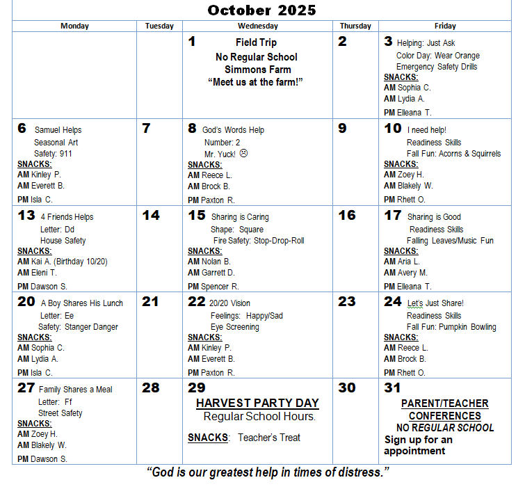 sunbeam snacks oct 2025